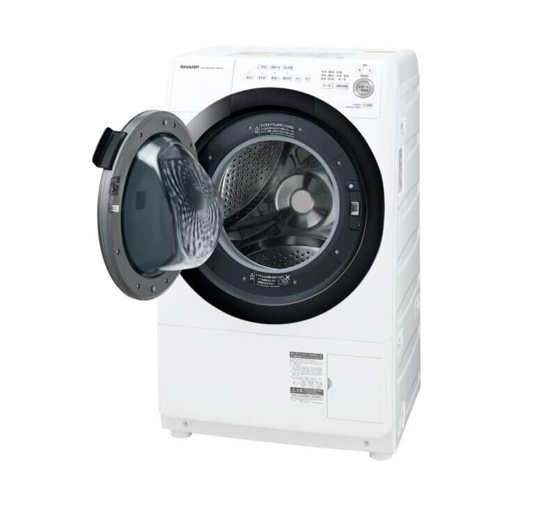 日本全国送料無料 ES-PW8G-S SHARP シルバー系 洗濯乾燥機 洗濯8kg 乾燥4.5kg