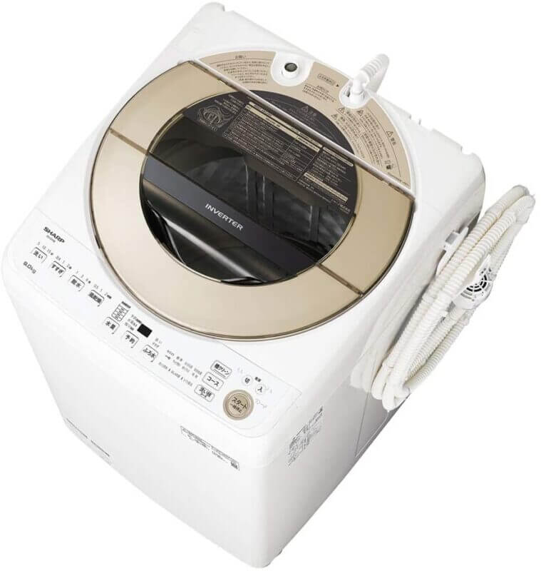 2020年美品　シャープ縦型洗濯乾燥機5.5kg/3.5kg　穴無し槽