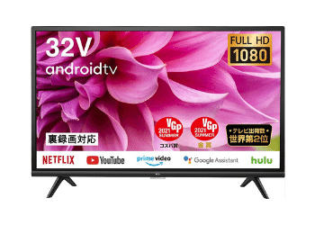 TCL テレビ (Android TV) 32S5200A