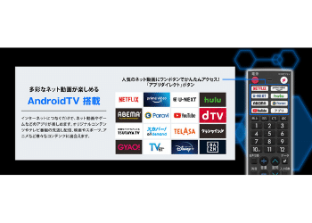 テレビ アクオス シャープ 55V型 AndroidTV搭載